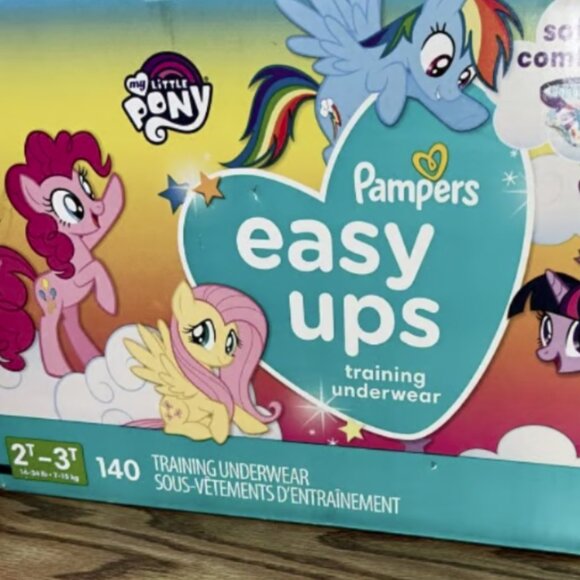 140 Pack Easy Ups Potty Training Underwear 2T-3T Pampers Boys Girls Multicolor - Picture 1 of 3